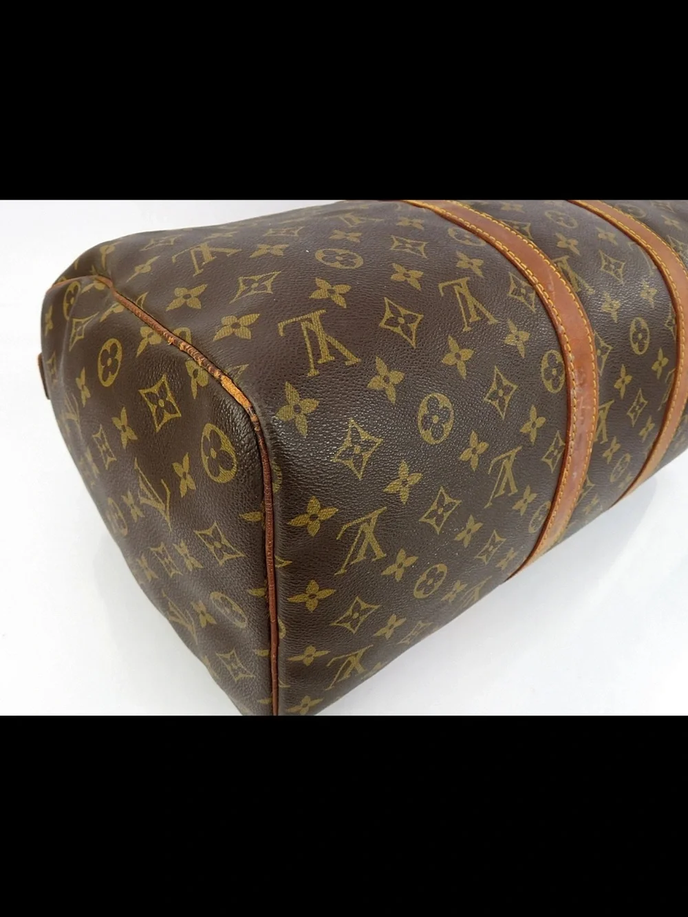 Louis Vuitton Brown Monogram Keepall Duffle Bag